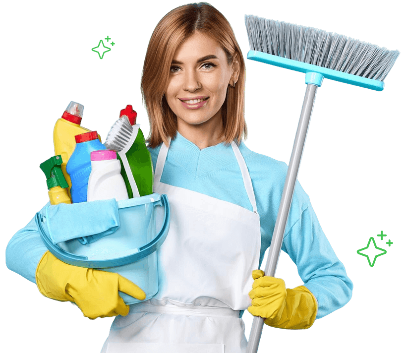 Professionelles Reinigungspersonal von RHG Facility bei der Arbeit